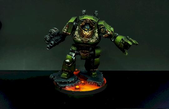 Space Marine Salamander Contemptor by Volatyle