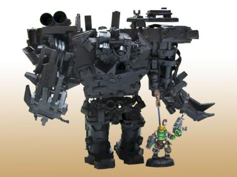ORK DEFF-DREAD or Killa Kan very unique Scratchbuilt by TheMasterOfTerrains