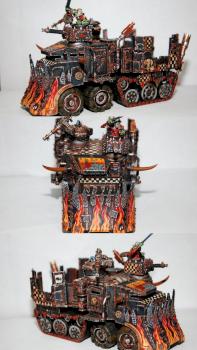 Ork Battlewagon WIP by boog1eman