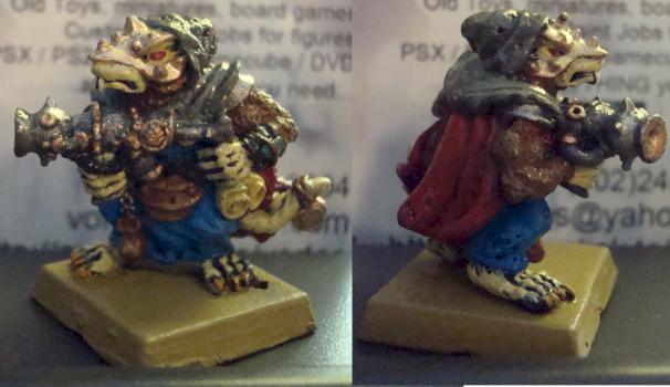Painted Rat with Gun by nrfbtoystore