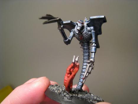 Ice Blue Metal Necron Wraith by Dark Trainer