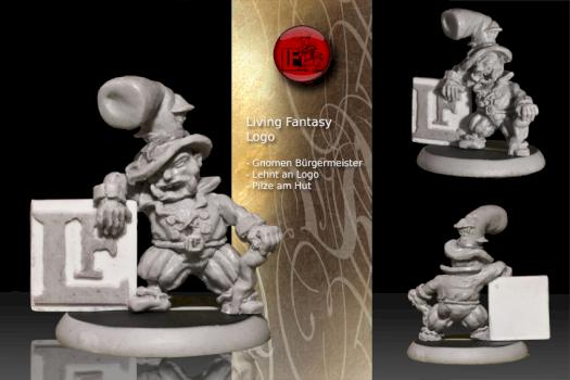 Living Fantasy Logo "The Gnomen Majour" by Sculpy