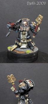 Space Marine Chaplain in Terminator Armour by Daith by WhiteRavenFactory