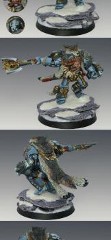Logan Grimnar Space Wolf Lord by nels0nmac