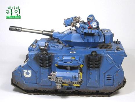 Warhammer 40k Space Marines Ultramarine Predator 2 by DKard Kain
