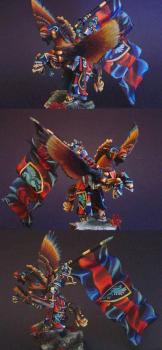Bretonnia Pegasus Knight by edgeofshadow