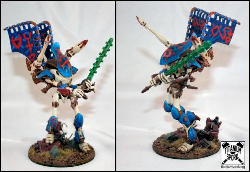 Rokugnar Craftworld Wraithlord by TitaniumSpork