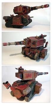 Ork Battlewagon with Supa Kannon by bigred1