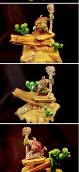 Orc Shaman of red desert by fuzztones