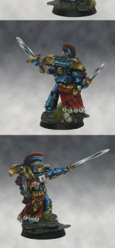 Ultramarine Honour Guard Champion by nels0nmac