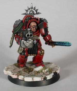 Blood Angel Terminator Sergeant by BlackGorth