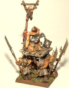 Skaven Warlord on warlitter by anwil