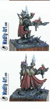 Chaos Terminator Lord (Closeup) by MadFlyArtStudio