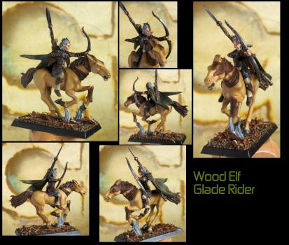 Wood Elf Glade Rider by haroldsoon