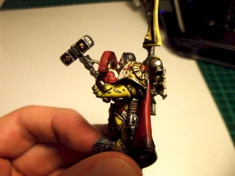 Pre-Heresy Imperial Fist Captain - Left Side by Haervek