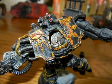 forgeworld chaos dreadnaught by calicoJack9