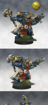 Ultramarine Honour Guard Veteran by nels0nmac