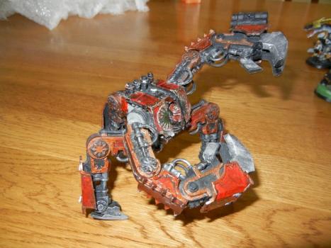 chaos khorne dreadnaught by calicoJack9
