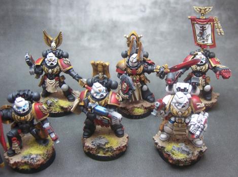Black Templar Command Squad by lovall