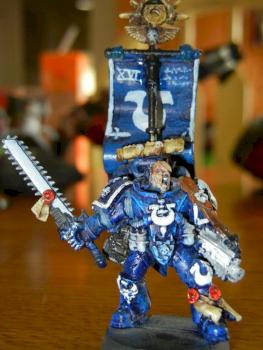 ultramarines tyranid hunter by calicoJack9