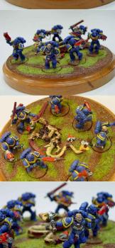 Ultramarine Tyranid Hunters by jwave