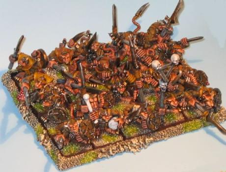 Skaven Clanrats Regiment by Valheru