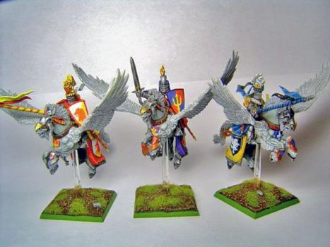 Bretonnian Pegasus Knights by Inquisitor