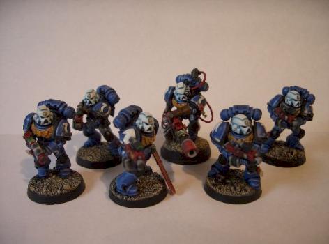 ultramarines tac squad by Stupidlittleboy