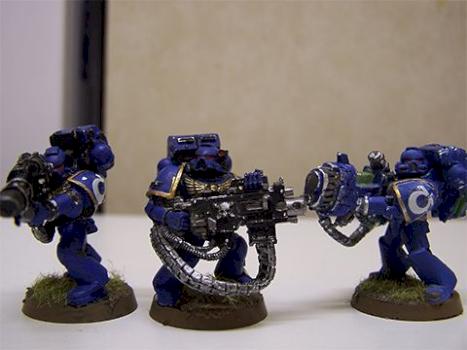 marines with heavy weapons by nero041001