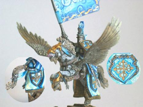 BRETONNIA HERO ON PEGASUS by edgeofshadow