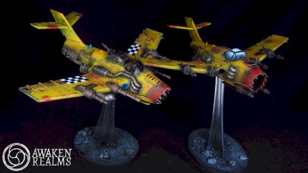 Orks Bomma & Dakkajet by Awaken Realms