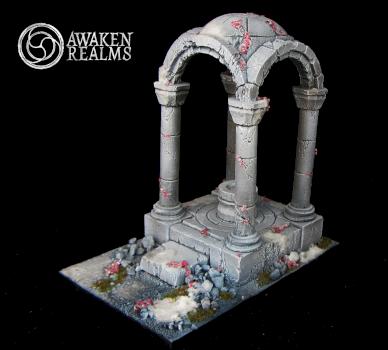 Wood Elves Shrine japanese cherry blossom style by Awaken Realms
