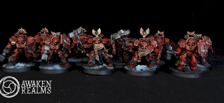 Space Marines Blood Angels Terminators by Awaken Realms