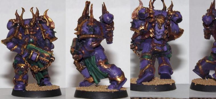 Chaos Marine from Dark Vengance #2 by BrianFowler713