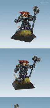 Female Tir-Na-Bor Khor Warrior Dwarf 3 by aurelio