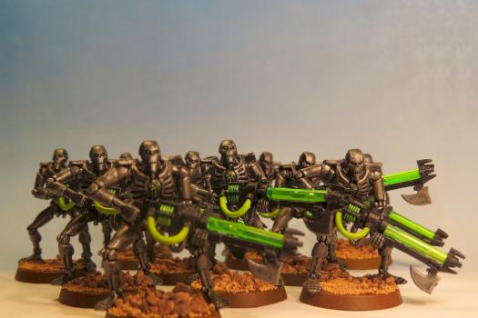 Necron Warriors by Abrethor
