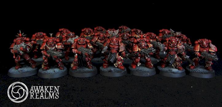 Space Marines Blood Angels Tactical Squad by Awaken Realms