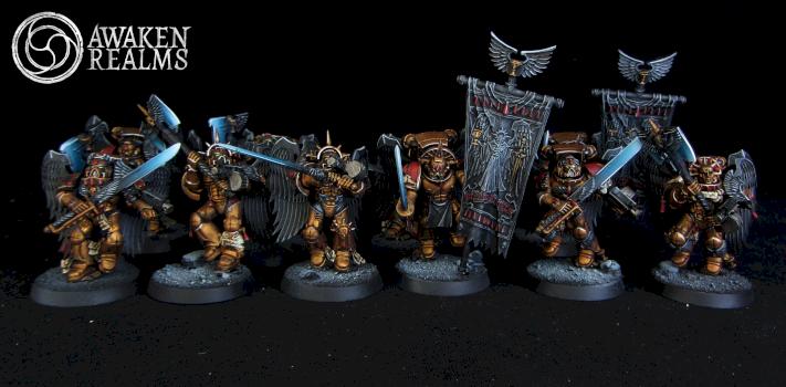 Space Marines Blood Angels Sanguinary Guard by Awaken Realms