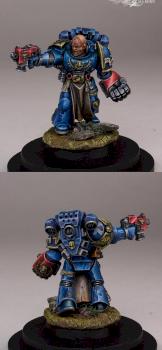 Space Marines Ultramarines Sergeant. by Anton Pryakhin