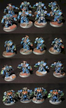Ultramarines Centurions Squad by nazgash