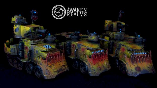 Orks Battlewagons by Awaken Realms