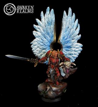 Space Marines Blood Angels Sanguinius conversion by Awaken Realms