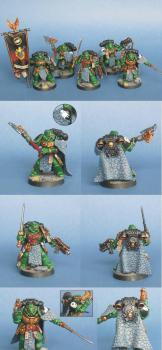 Space Marine Salamanders Honour Guard by farseer oliver