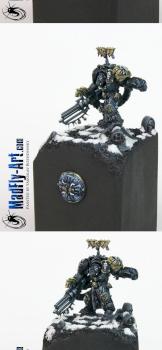 Wolf Guard Terminator with Assault Cannon by MadFlyArtStudio