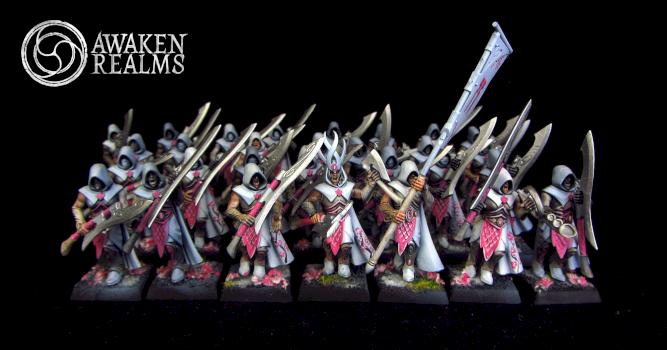 Wood Elves Wildwood Rangers japanese cherry blossom style by Awaken Realms