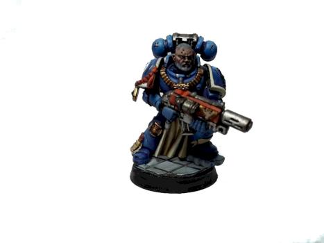 Ultramarine space marine veteran by Mamba76