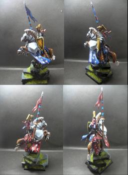 Warhammer Bretonnia Knight of Armoured Calvary by tinman755