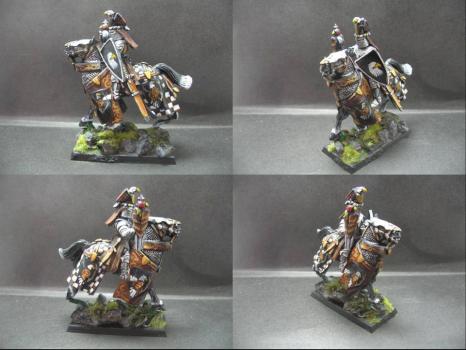 Warhammer Bretonnian Knight of Fighting Eagle by tinman755