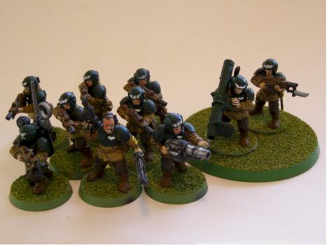 Cadian Infantry Squad by CommissarHartman