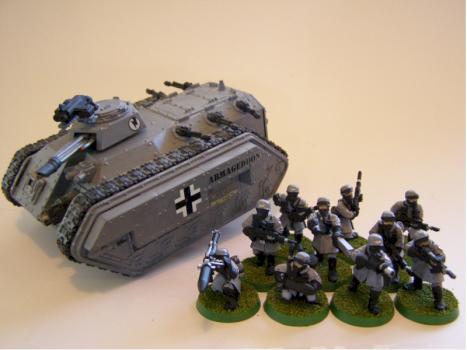 Steel Legion Squad and Chimera by CommissarHartman
